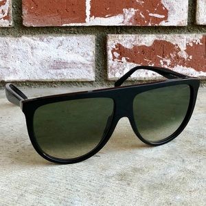 Celine thin shadow aviator sunglasses